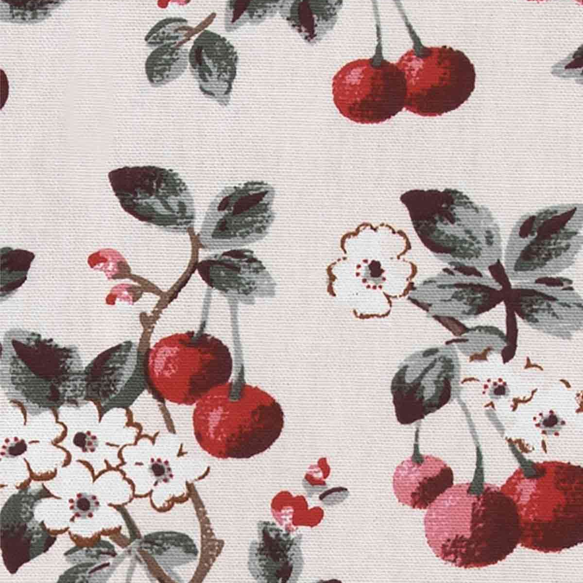 Product photograph of Cath Kidston Cherry Sprig Red Curtain from Choice Furniture Superstore.